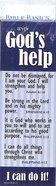 God's Help, I Can Do It! (10 Pack) (Bible Basics Bookmark Series) Stationery