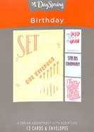 Boxed Cards Birthday: Bible Letters Box