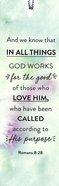 Bookmark With Tassel: Romans 8:28 Stationery