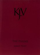 KJV Large Print Psalms Paperback