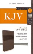 KJV Deluxe Gift Bible Gray (Red Letter Edition) Premium Imitation Leather