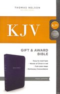 KJV Gift and Award Bible Purple (Red Letter Edition) Imitation Leather