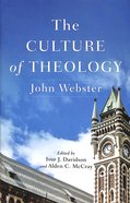 The Culture of Theology Hardback