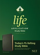 NLT Life Application Study Bible 3rd Edition Black (Black Letter Edition) Genuine Leather