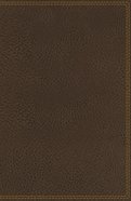 NASB Single-Column Reference Bible Brown 1995 Text (Black Letter Edition) Premium Imitation Leather