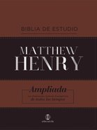 Rvr Biblia De Estudio Matthew Henry Clasica Con Indice Premium Imitation Leather