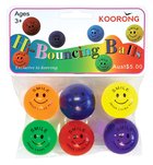 Bouncy Ball Pack of 6 Jesus Loves You (38mm Balls) Novelty