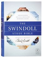 NLT Swindoll Study Bible (Black Letter Edition) Hardback