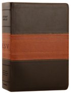 ESV Study Bible Forest/Tan Trail Design (Black Letter Edition) Imitation Leather
