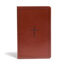 KJV Ultrathin Reference Bible Brown (Red Letter Edition) Imitation Leather
