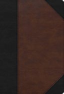 KJV Super Giant Print Reference Bible Black/Brown (Red Letter Edition) Imitation Leather