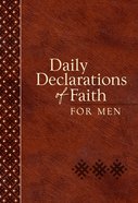 Daily Declarations of Faith For Men Imitation Leather