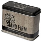Devotional Cards in Tin: Stand Firm, Daily Inspiration For Men Box