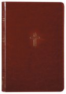 NASB Thinline Bible Brown 1995 Text (Red Letter Edition) Premium Imitation Leather