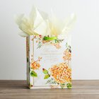 Gift Bag Medium: Hydrangeas (Incl Two Sheets Tissue Paper & Gift Tag) Stationery