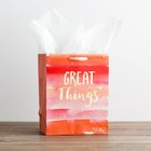 Gift Bag Medium: Great Things (Incl Two Sheets Tissue Paper & Gift Tag) Stationery