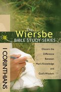 1 Corinthians (Wiersbe Bible Study Series) Paperback