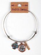 Women's Faith Gear Bracelet: Grace, Silver Wire Jewellery