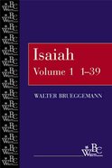 Isaiah 1-39 (Westminster Bible Companion Series) Paperback