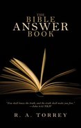 The Bible Answer Book Paperback