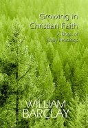 Growing in Christian Faith Paperback