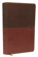 NKJV Know the Word Study Bible Brown Caramel (Red Letter Edition) Imitation Leather