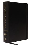 NKJV Journal the Word Bible Large Print Black (Red Letter Edition) Hardback