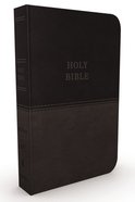 KJV Value Thinline Bible Large Print Gray (Red Letter Edition) Premium Imitation Leather
