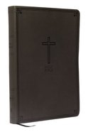 KJV Value Thinline Bible Compact Black (Red Letter Edition) Premium Imitation Leather