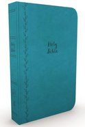 KJV Value Thinline Bible Large Print Blue (Red Letter Edition) Premium Imitation Leather