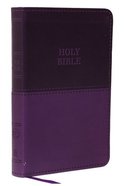 KJV Value Thinline Bible Compact Purple (Red Letter Edition) Premium Imitation Leather
