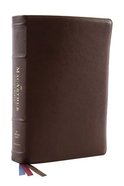 NKJV Macarthur Study Bible 2nd Edition Brown Premier Collection (Black Letter Edition) Genuine Leather