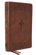 Nabre Catholic Bible Large Print Brown Premium Imitation Leather