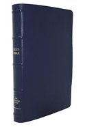 NKJV Thinline Reference Bible Large Print Blue Premier Collection (Black Letter Edition) Genuine Leather