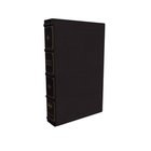 NKJV Large Print Verse-By-Verse Reference Bible Maclaren Series Black Premium Imitation Leather