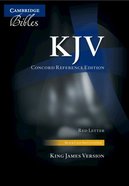 KJV Concord Reference Bible Genuine Leather