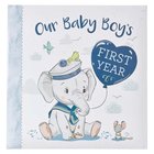Our Baby Boy's First Year Memory Book Spiral
