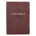 Super Giant Print Bible Brown (Red Letter Edition) Imitation Leather