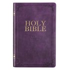 KJV Deluxe Gift Bible Indexed Purple (Red Letter Edition) Imitation Leather