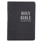 KJV Compact Large Print Bible Black (Red Letter Edition) Imitation Leather