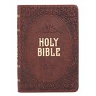 KJV Compact Holy Bible Dark Brown (Red Letter Edition) Imitation Leather