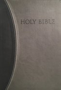 Kjver Thinline Large Print Bible Black/Grey Imitation Leather