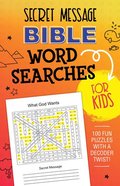 Secret Message Bible Word Searches For Kids: 100 Fun Puzzles With a Decoder Twist! Paperback