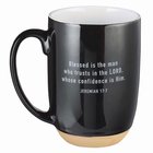 Ceramic Mug Blessed Man, Jer 17: 7, Black (444ml) (Blessed Man Collection) Homeware
