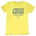 True Story, Small, Spring Yellow (Luke 19: 10) (Grace & Truth Womens T-shirts Series) Soft Goods