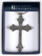 Pendant: Cross Vine (Pewter) Jewellery