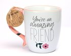 Ceramic Mug : Amazing Friend (Phil 1:7) (503ml) (A Touch Of Floral Series) Homeware