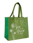 Tote Bag: Sow Kindness, Reaps Joy, Khaki/White Soft Goods