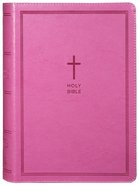NKJV Reference Bible Giant Print Pink (Red Letter Edition) Premium Imitation Leather