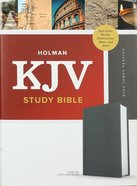 KJV Study Bible Full-Color Charcoal Fabric Over Hardback
